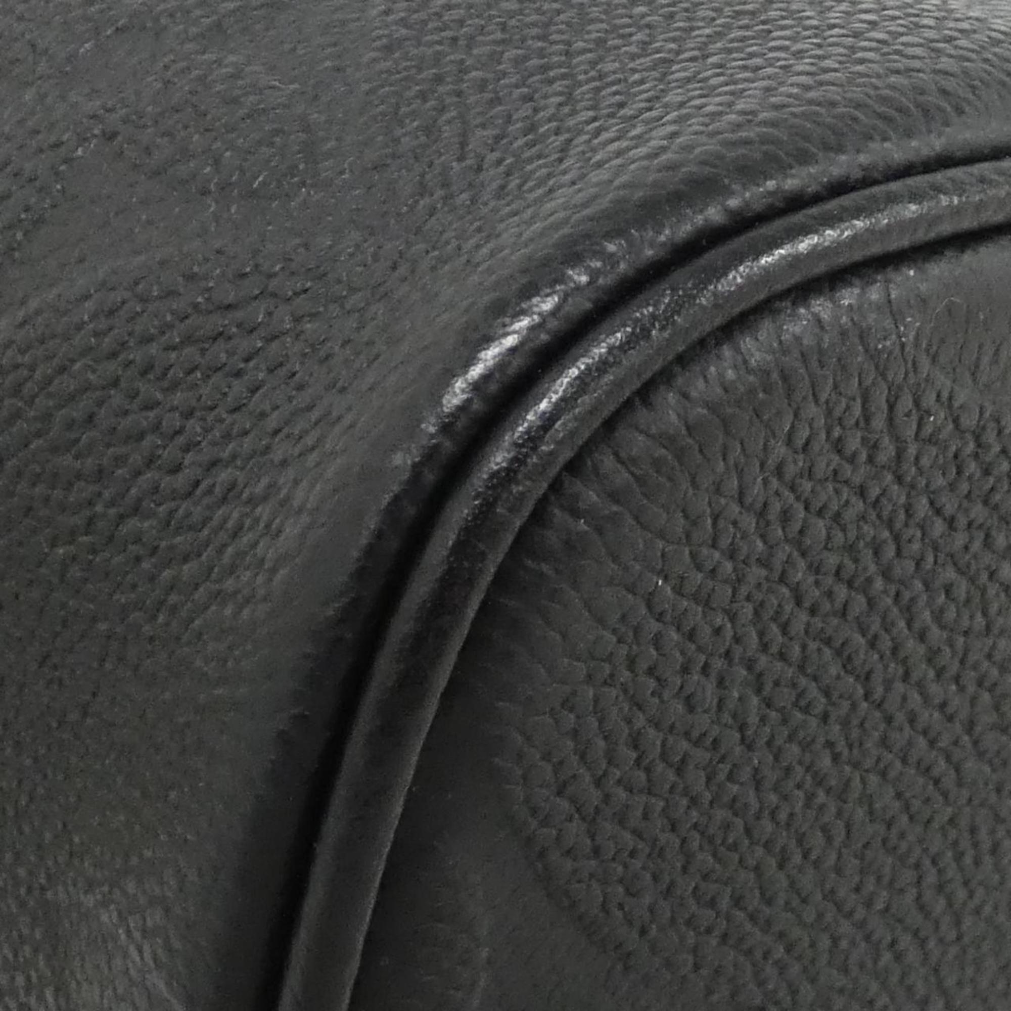 Louis Vuitton Black Leather Handbag