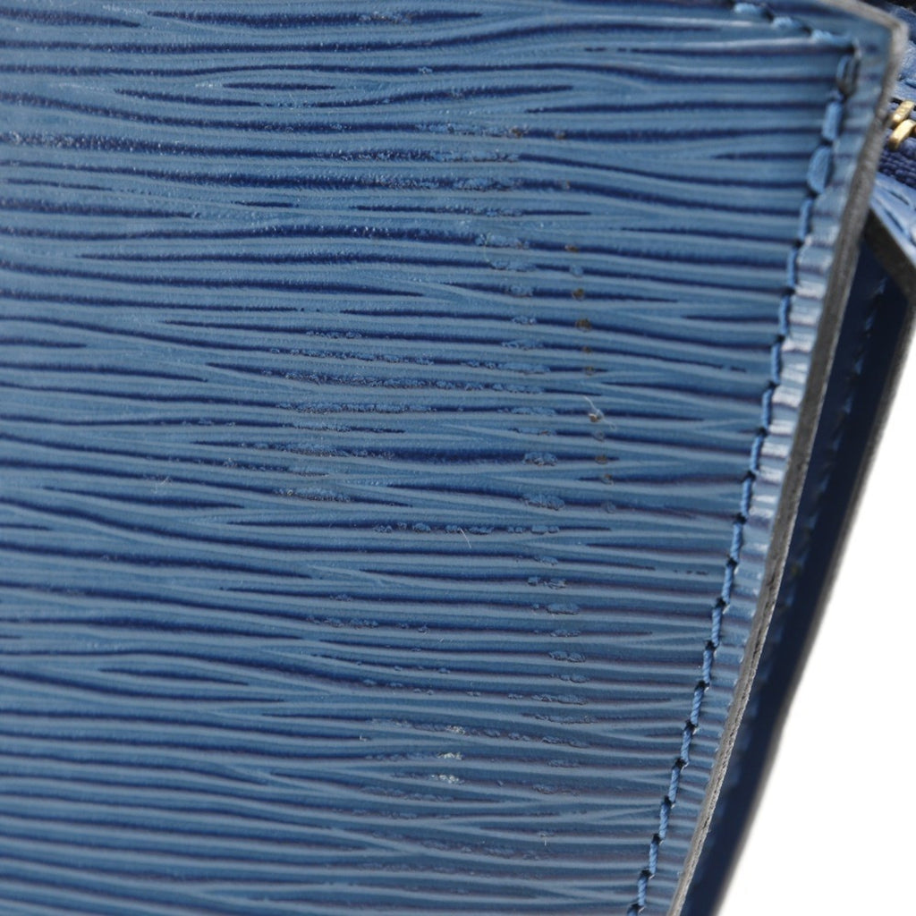 Louis Vuitton Epi Blue Toledo Blue Epi Leather Handbag