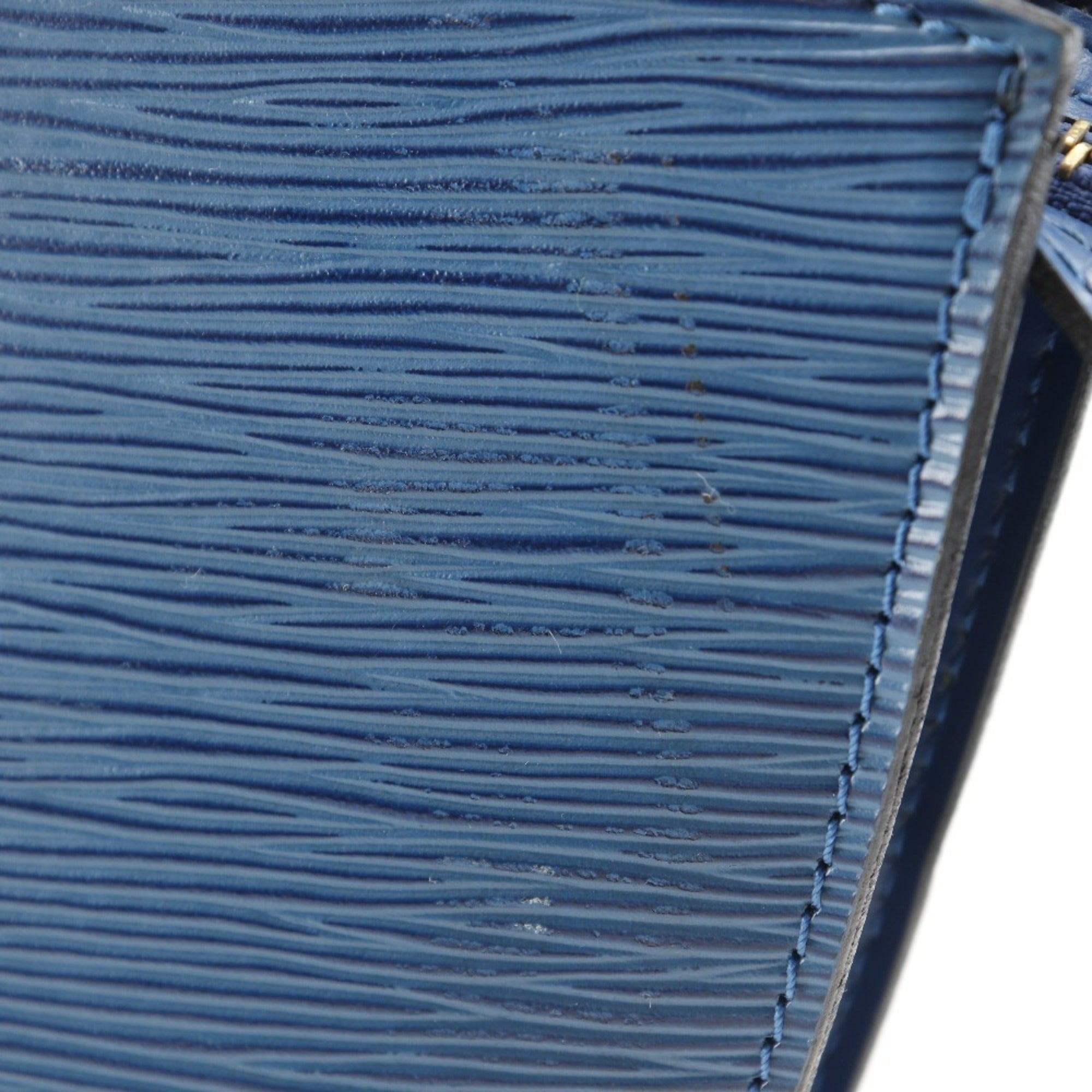 Louis Vuitton Epi Blue Toledo Blue Epi Leather Handbag