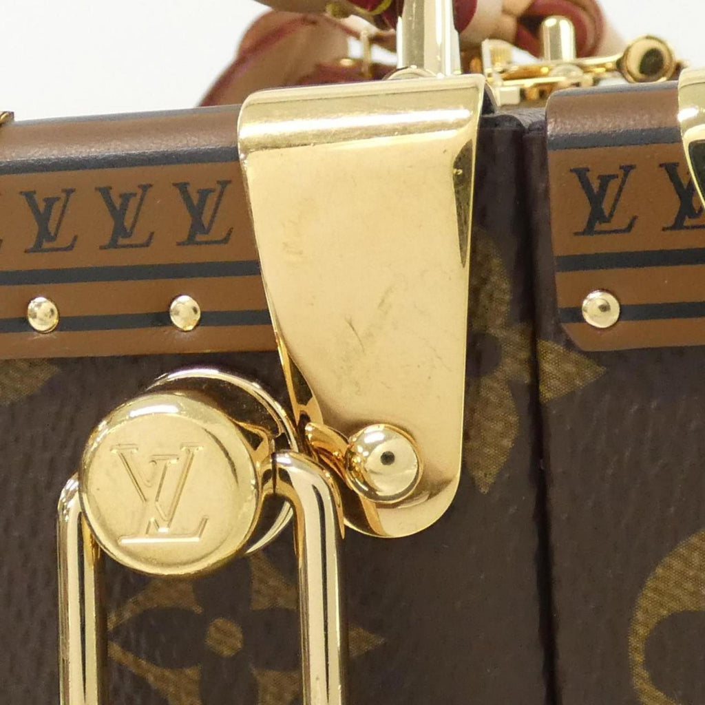 Louis Vuitton Marron Coated Canvas Handbag