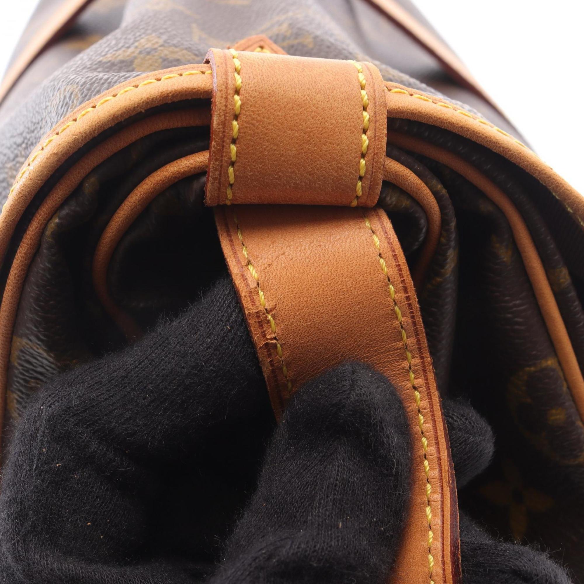 Louis Vuitton Brown Monogram Coated Canvas Pvc Leather Shoulder Bag