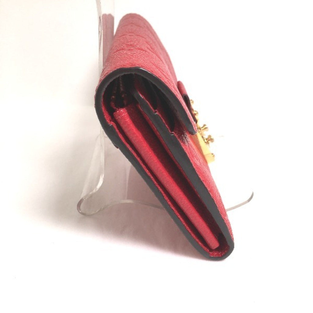 Louis Vuitton Red Color Monogram Long Wallet