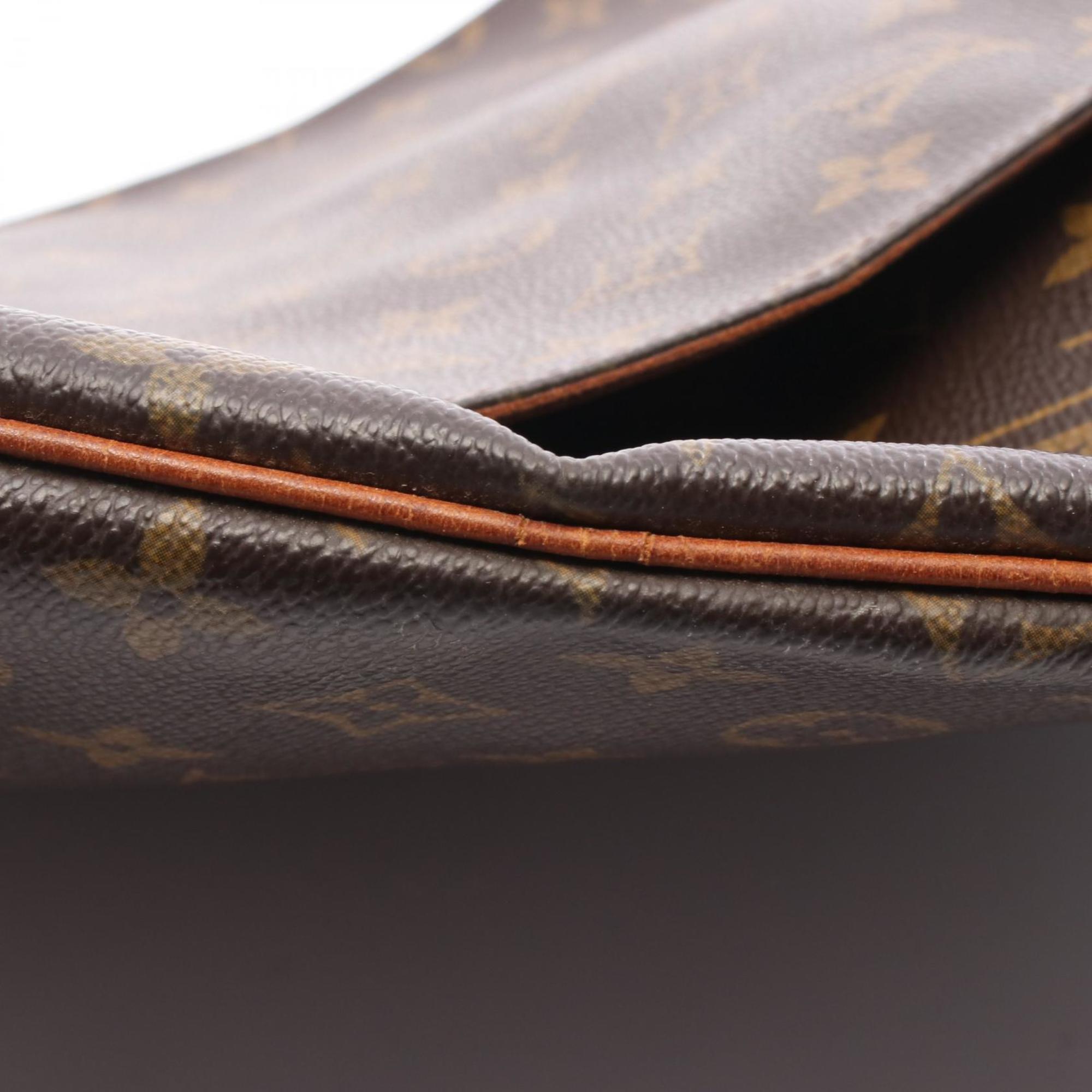 Louis Vuitton Brown Monogram Leather Shoulder Bag