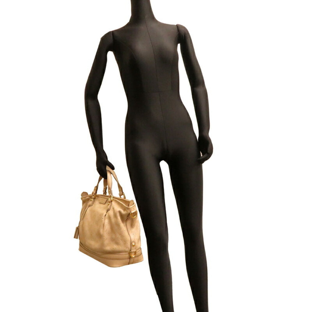 Louis Vuitton Beige Monogram Leather Handbag