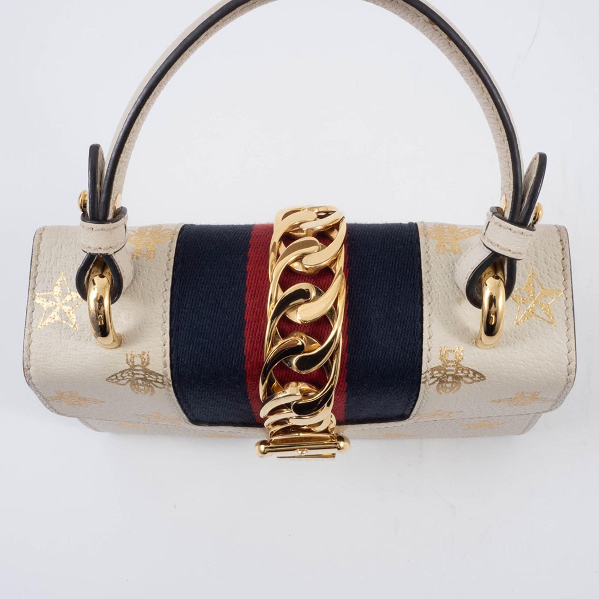 Gucci White Leather Handbag (Pre-Owned)