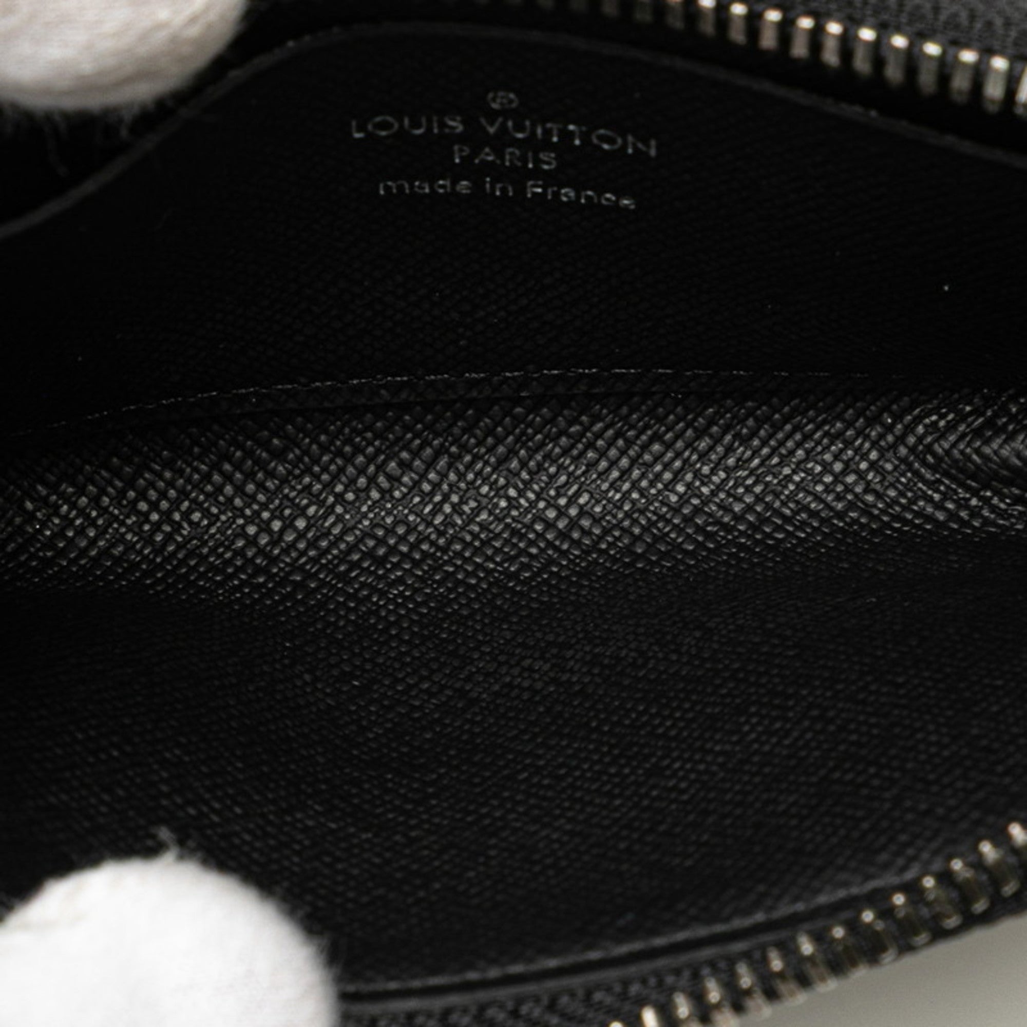 Louis Vuitton Black Noir Pvc Leather Coin Purse/Coin Case