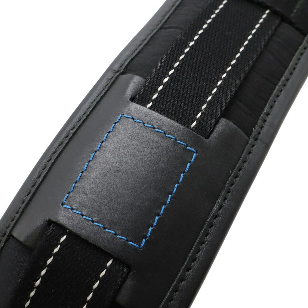 Bottega Veneta Black Blue Nylon Shoulder Bag