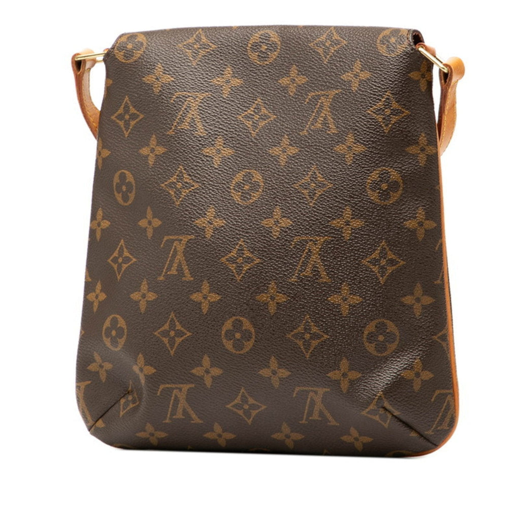 Louis Vuitton Brown Pvc Leather Handbag Shoulder Bag