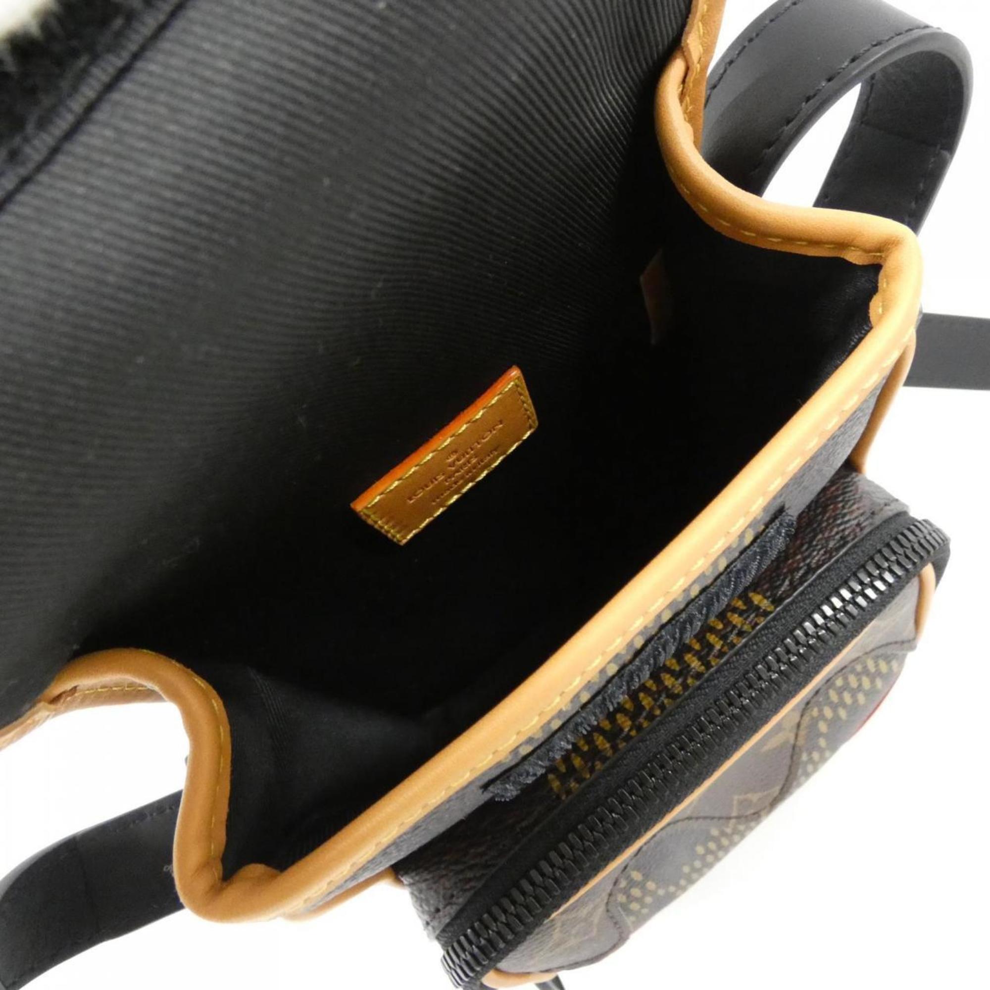 Louis Vuitton Ebene Coated Canvas Shoulder Bag