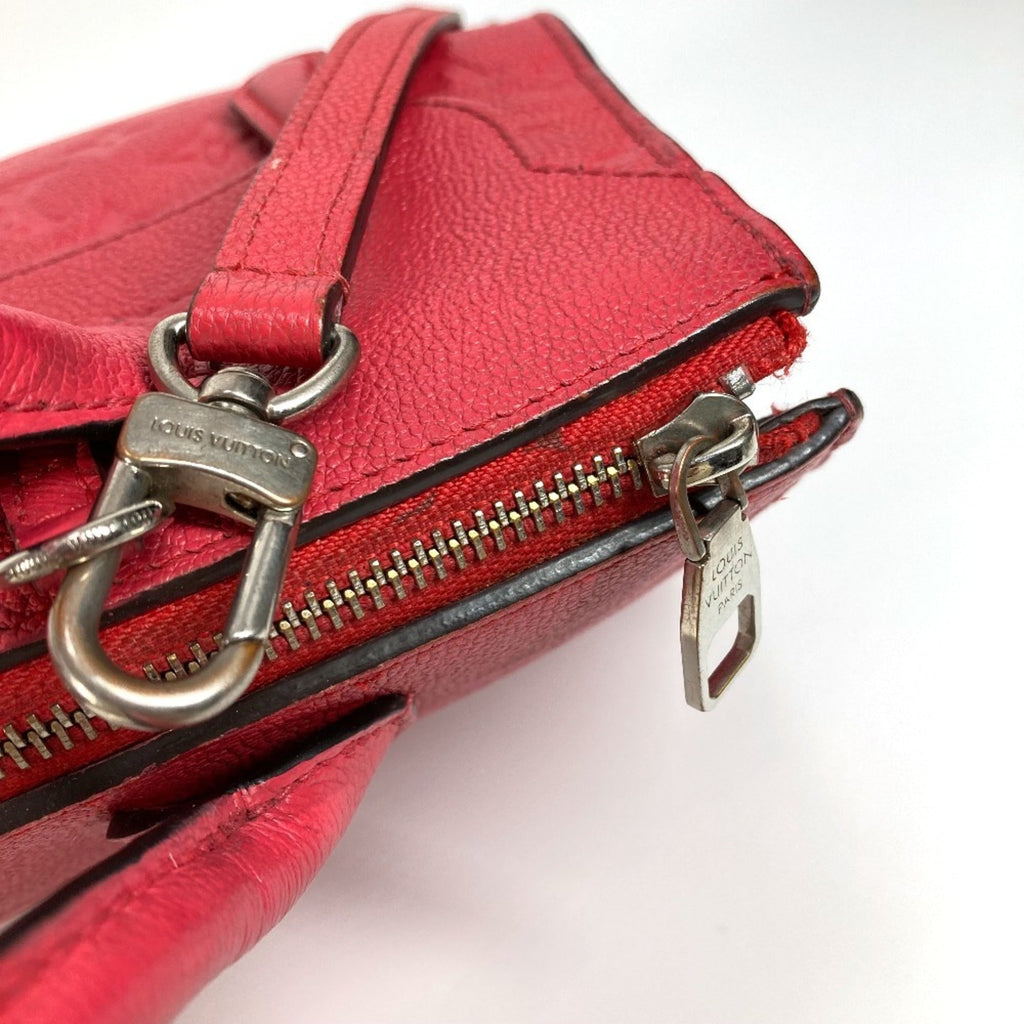Louis Vuitton Monogram Empreinte Red Color Monogram Empreinte Handbag Shoulder Bag