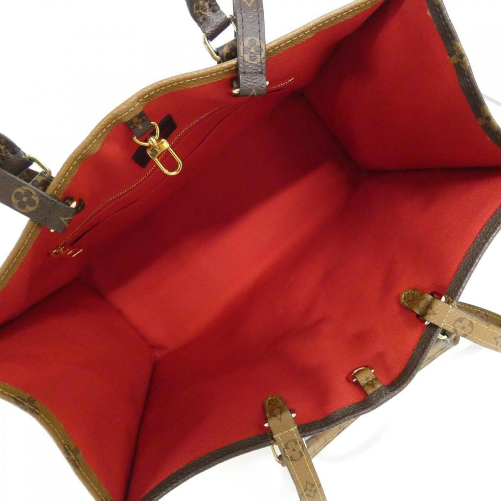Louis Vuitton Marron Coated Canvas Handbag