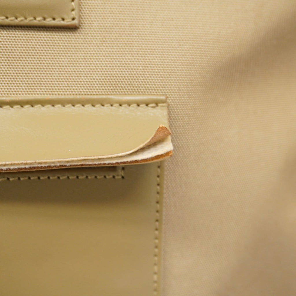 Gucci Khaki Canvas Tote Bag (Pre-Owned)
