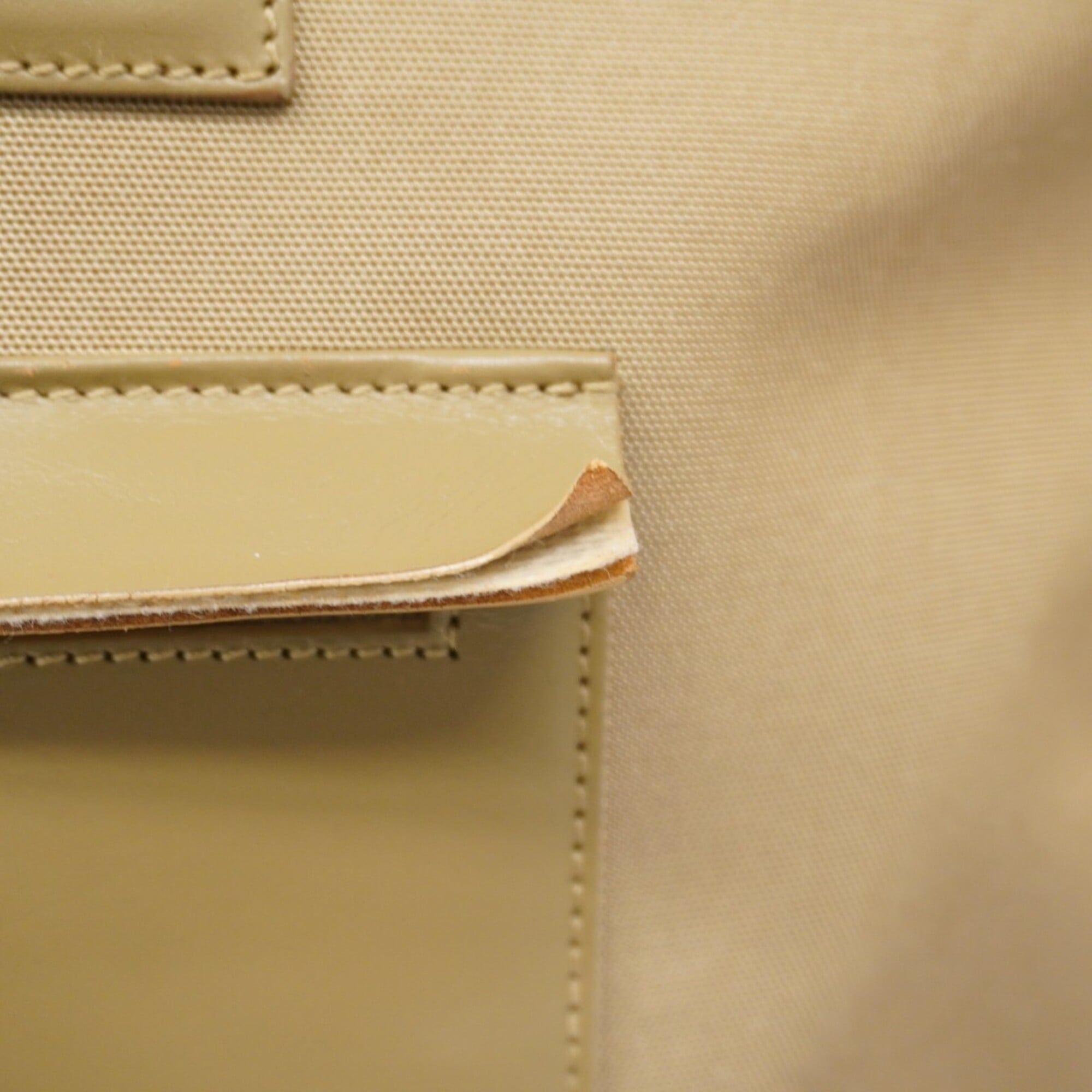 Gucci Khaki Canvas Tote Bag (Pre-Owned)