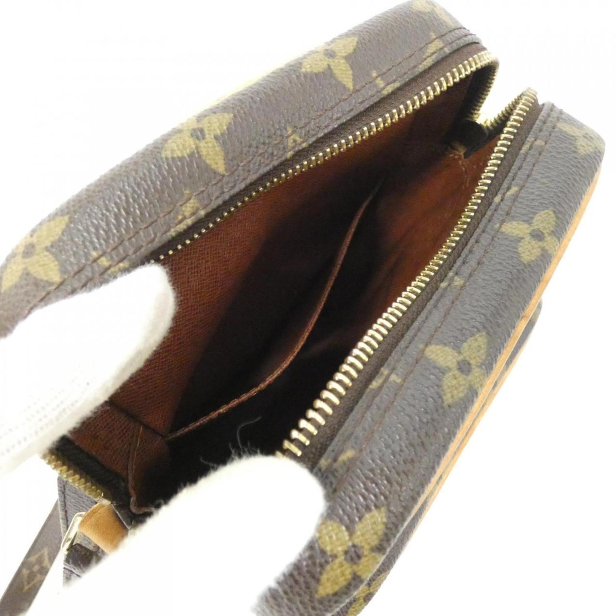 Louis Vuitton Marron Coated Canvas Shoulder Bag