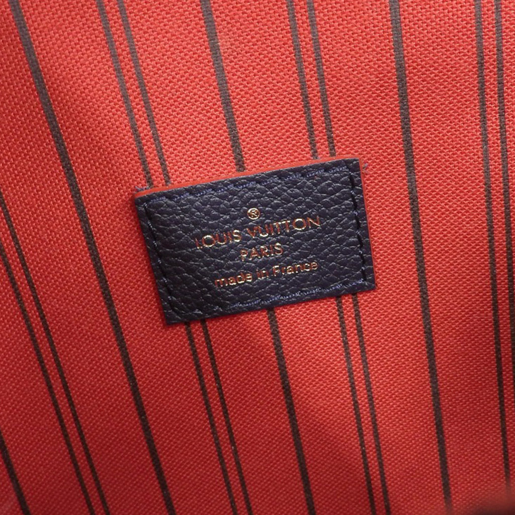 Louis Vuitton Marine Rouge Monogram Empreinte Handbag Pochette