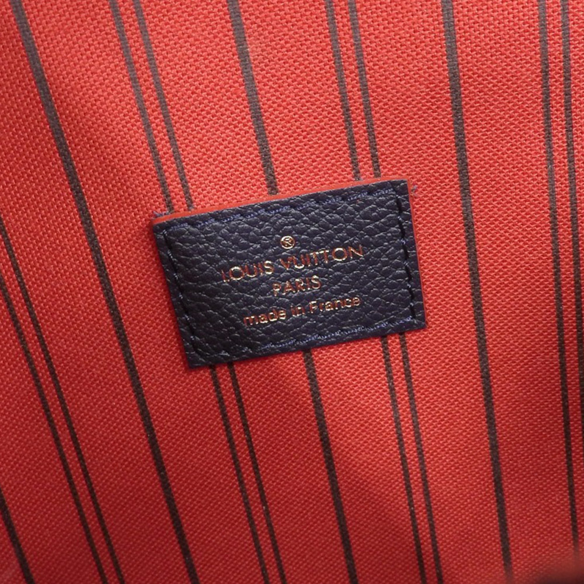 Louis Vuitton Marine Rouge Monogram Empreinte Handbag Pochette