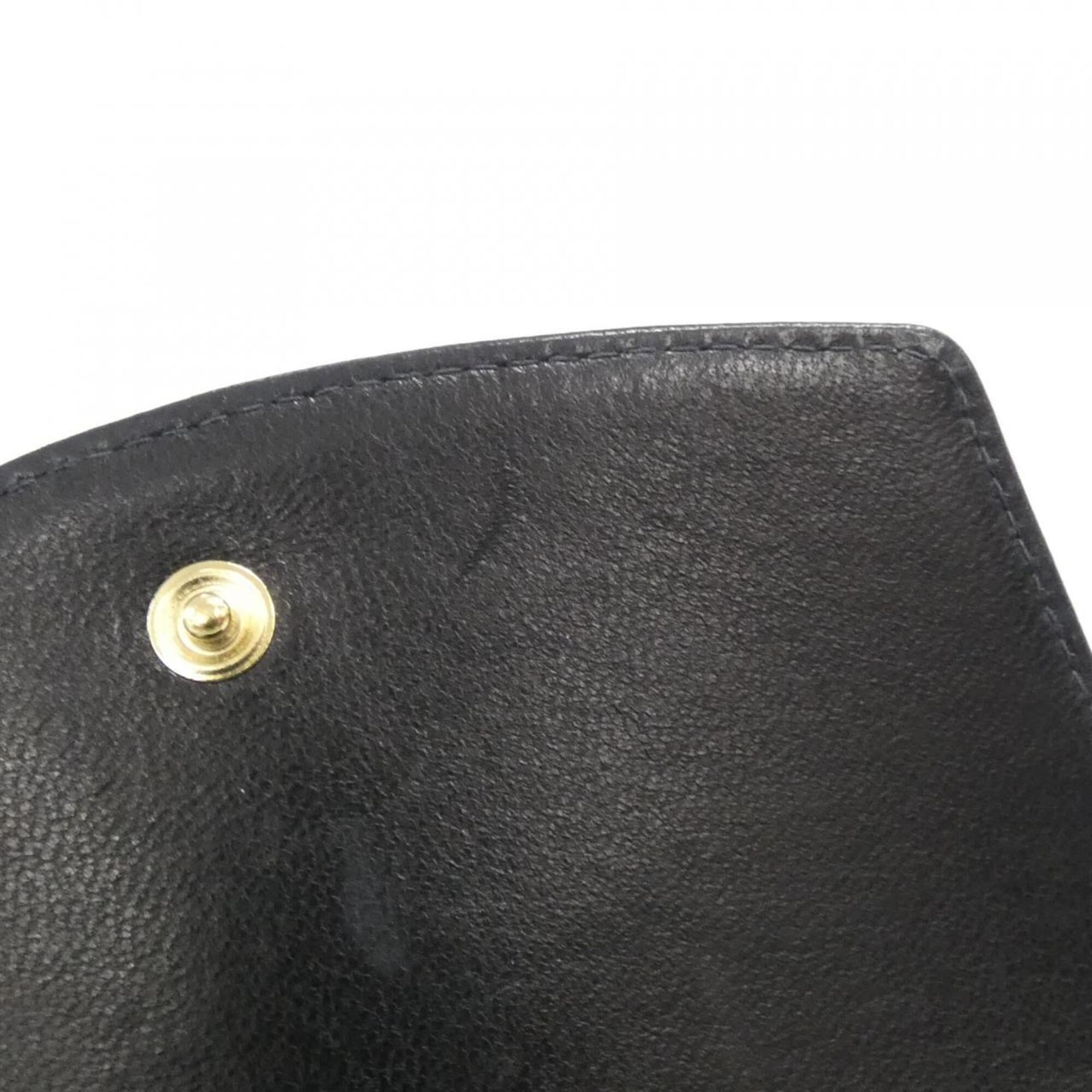 Chanel Black Grained Calfskin