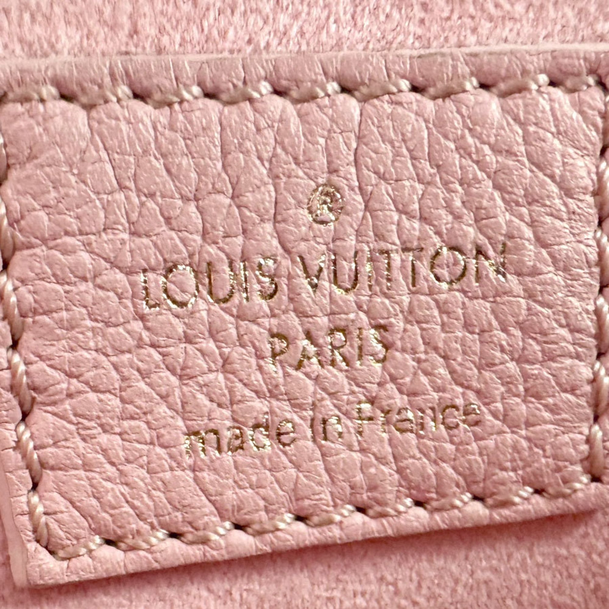 Louis Vuitton Pink Leather Handbag Shoulder Bag