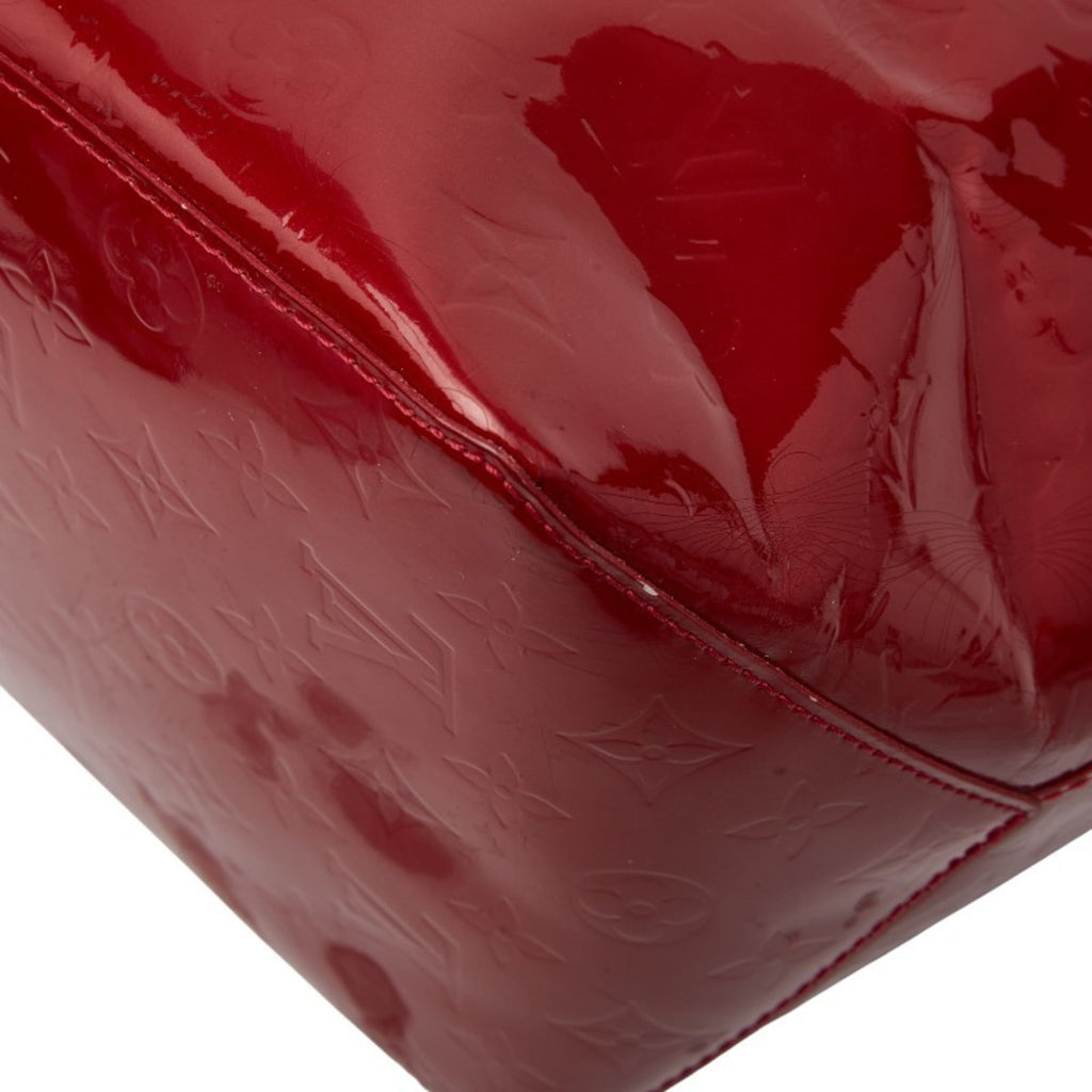 Louis Vuitton Pomme D'amour Red Color Patent Leather Handbag Tote Bag
