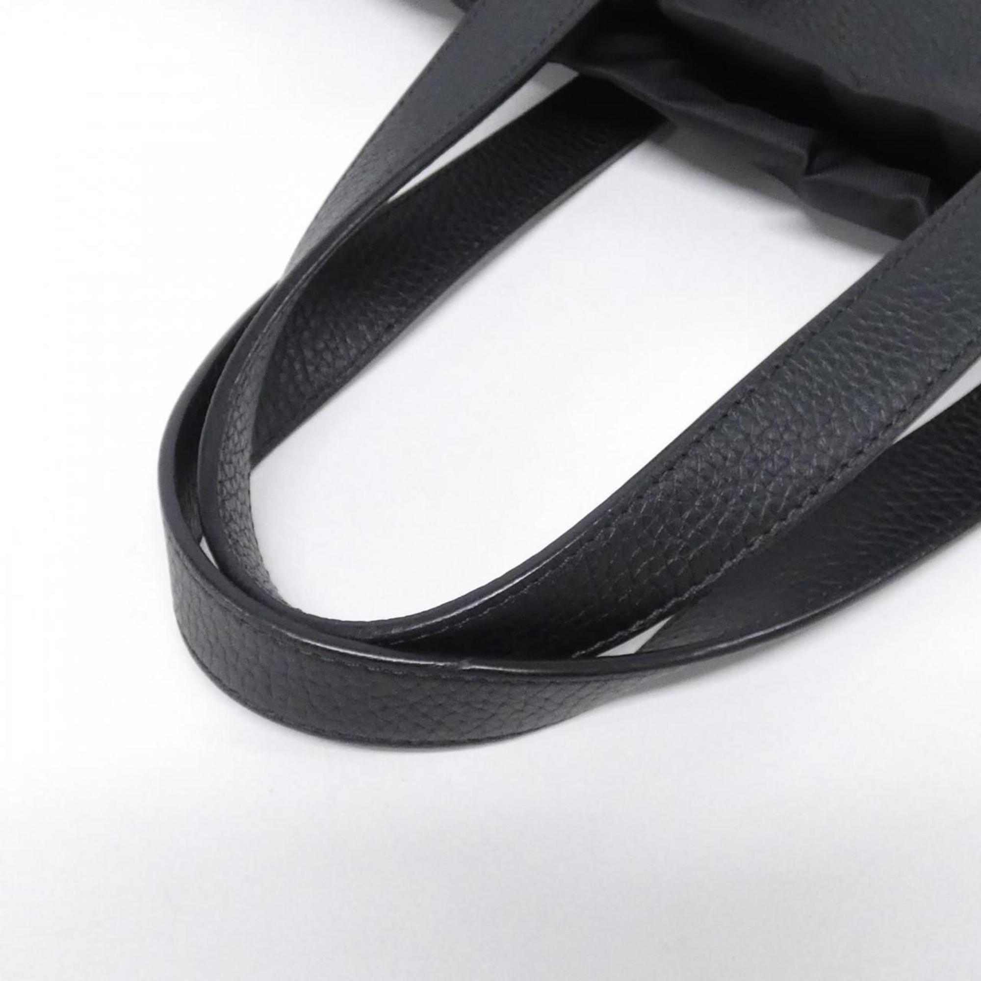 Louis Vuitton Black Leather Shoulder Bag