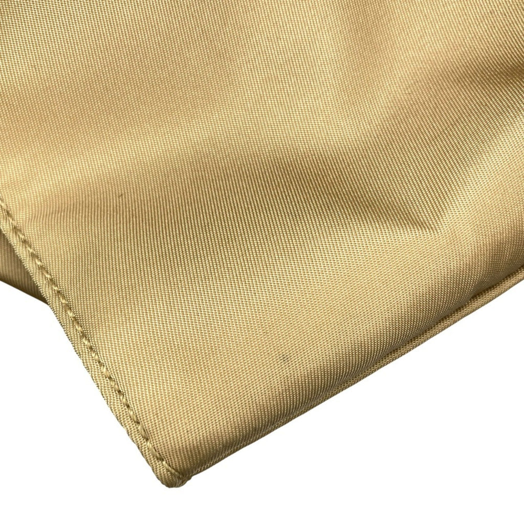 Prada Beige Leather Nylon Tote Bag