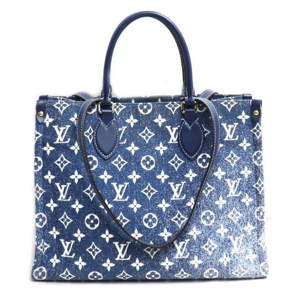 Louis Vuitton Blue Denim Shoulder Bag
