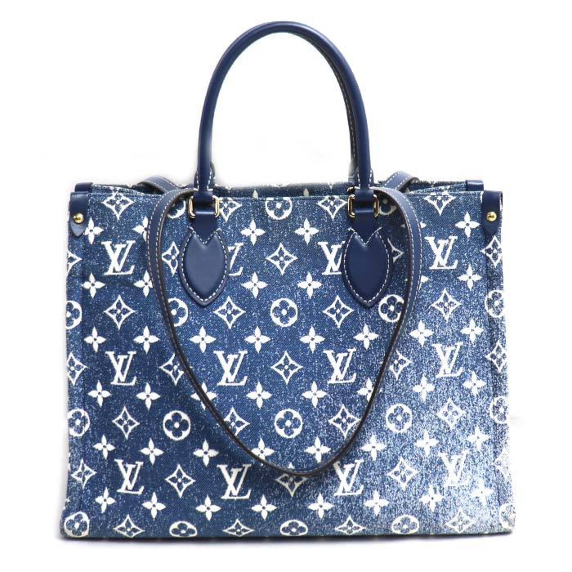 Louis Vuitton Blue Denim Shoulder Bag