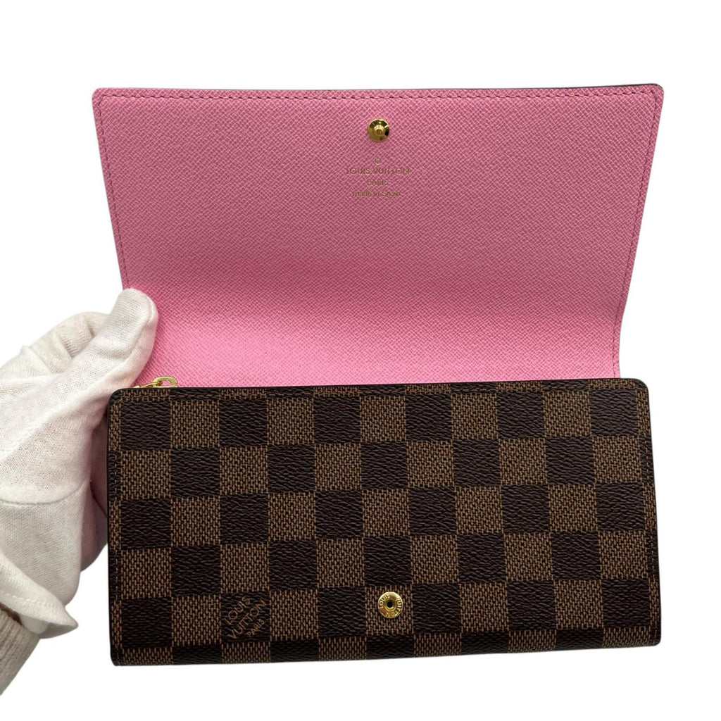 Louis Vuitton Brown Damier Canvas Long Wallet