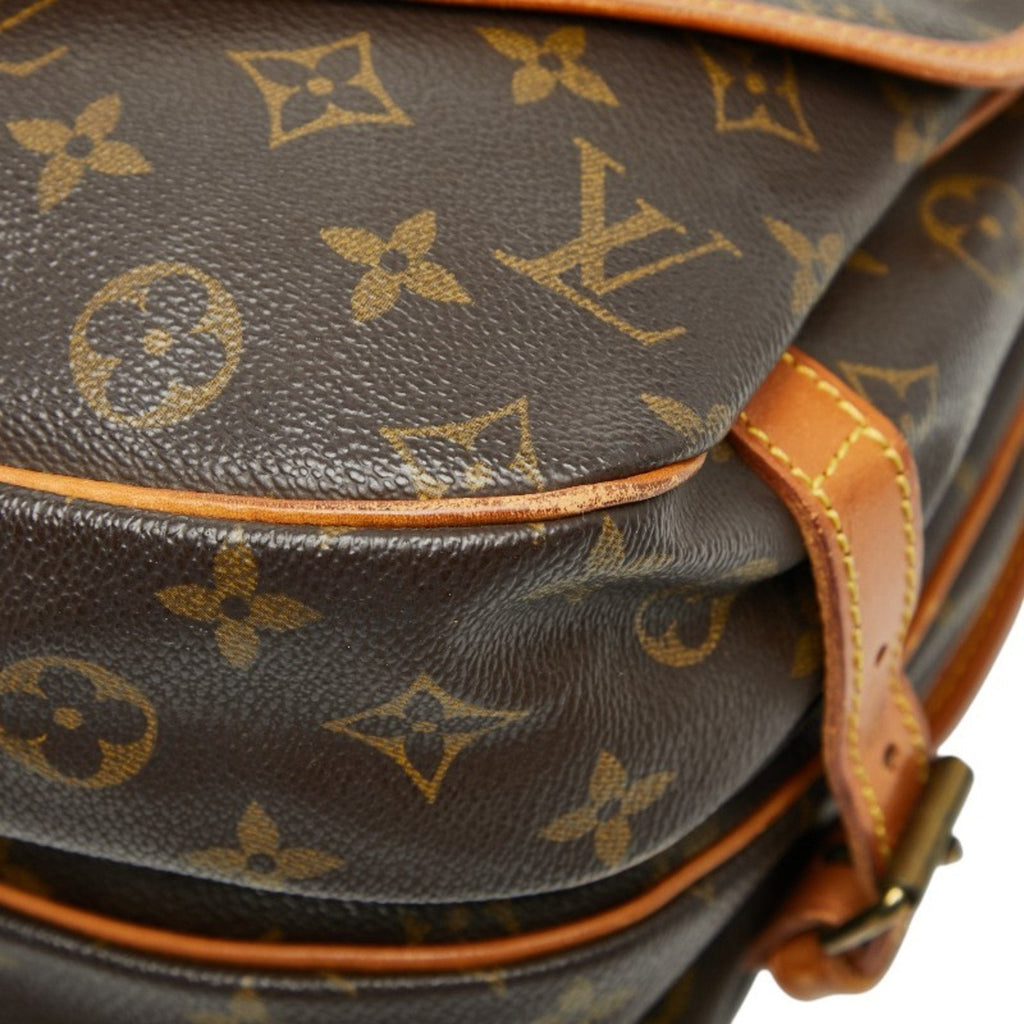 Louis Vuitton Brown Pvc Leather Shoulder Bag