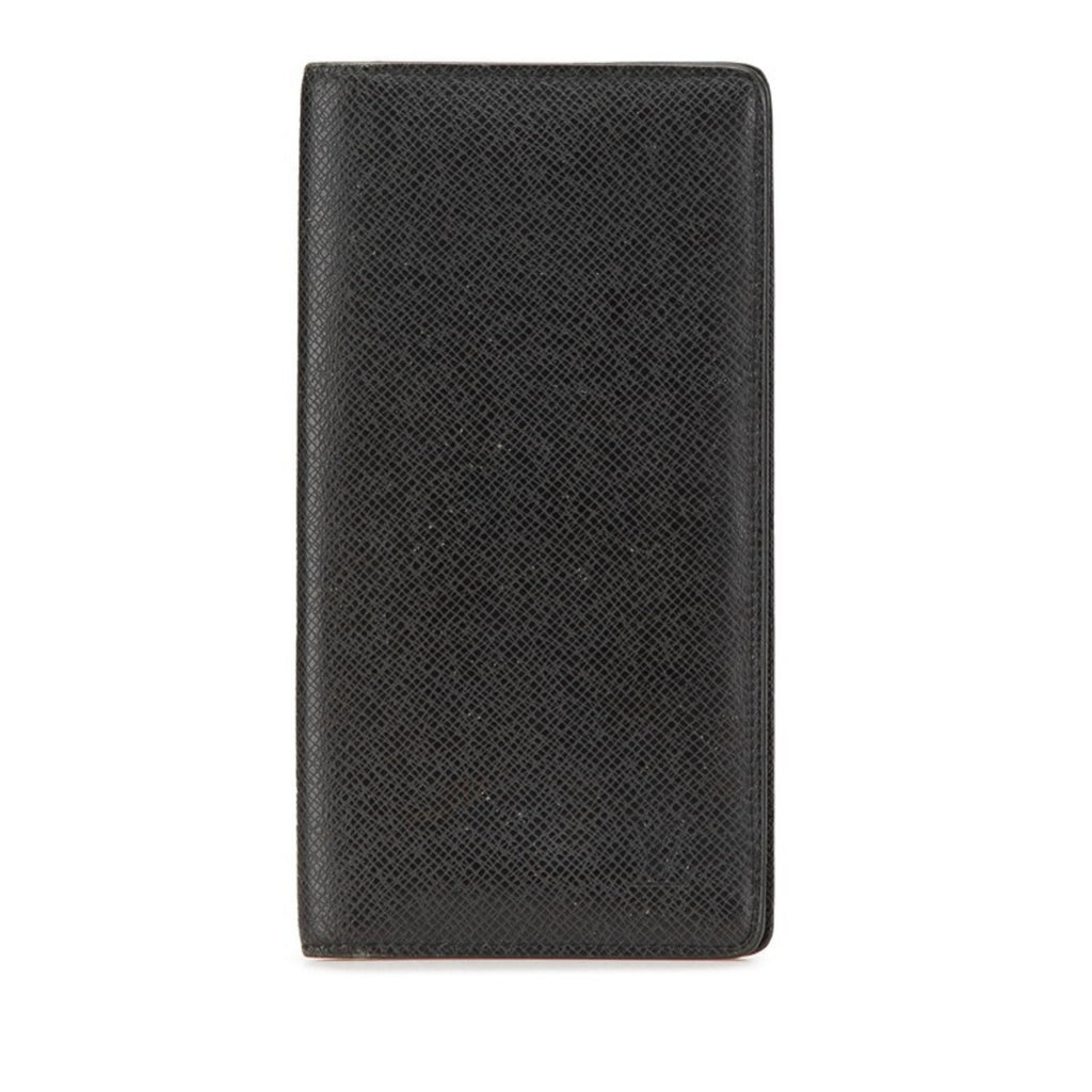 Louis Vuitton Taiga Black Noir Taiga Leather Coin Purse/Coin Case