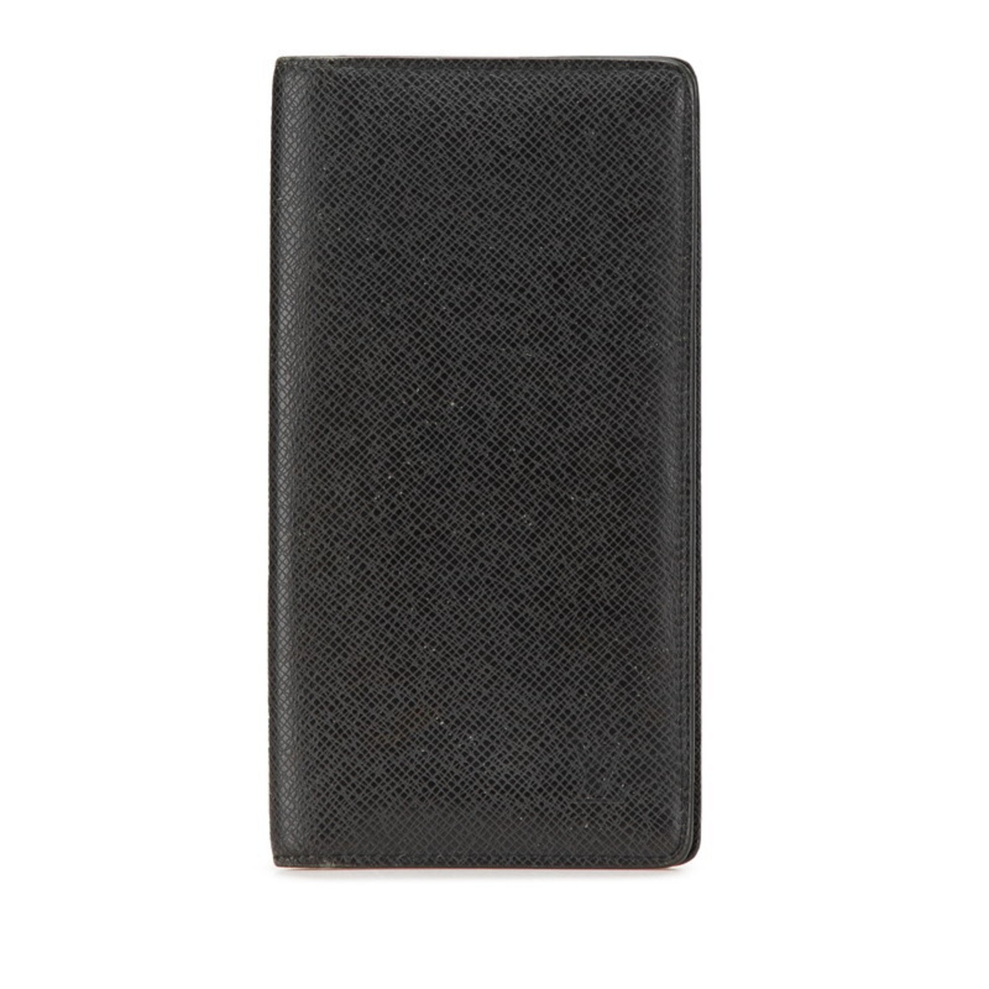 Louis Vuitton Taiga Black Noir Taiga Leather Coin Purse/Coin Case