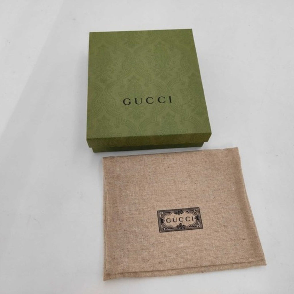 Gucci Gray Leather Wallet (Bi-Fold) (Pre-Owned)