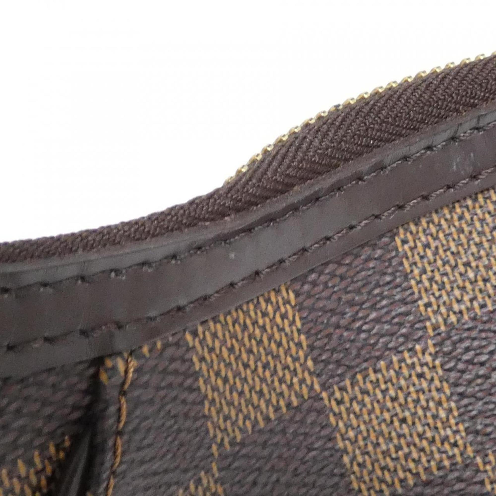 Louis Vuitton Brown Coated Canvas Shoulder Bag