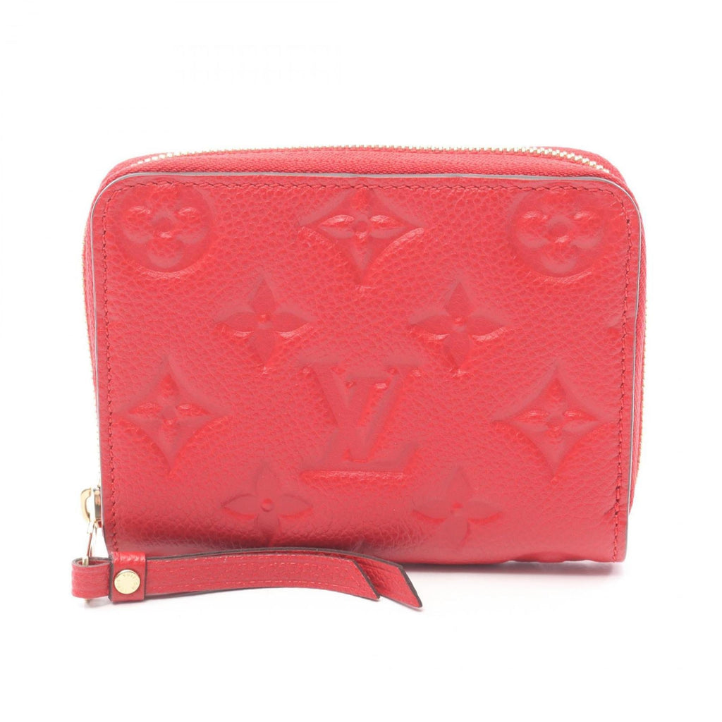 Louis Vuitton Cerise Red Color Monogram Empreinte Coin Purse/Coin Case