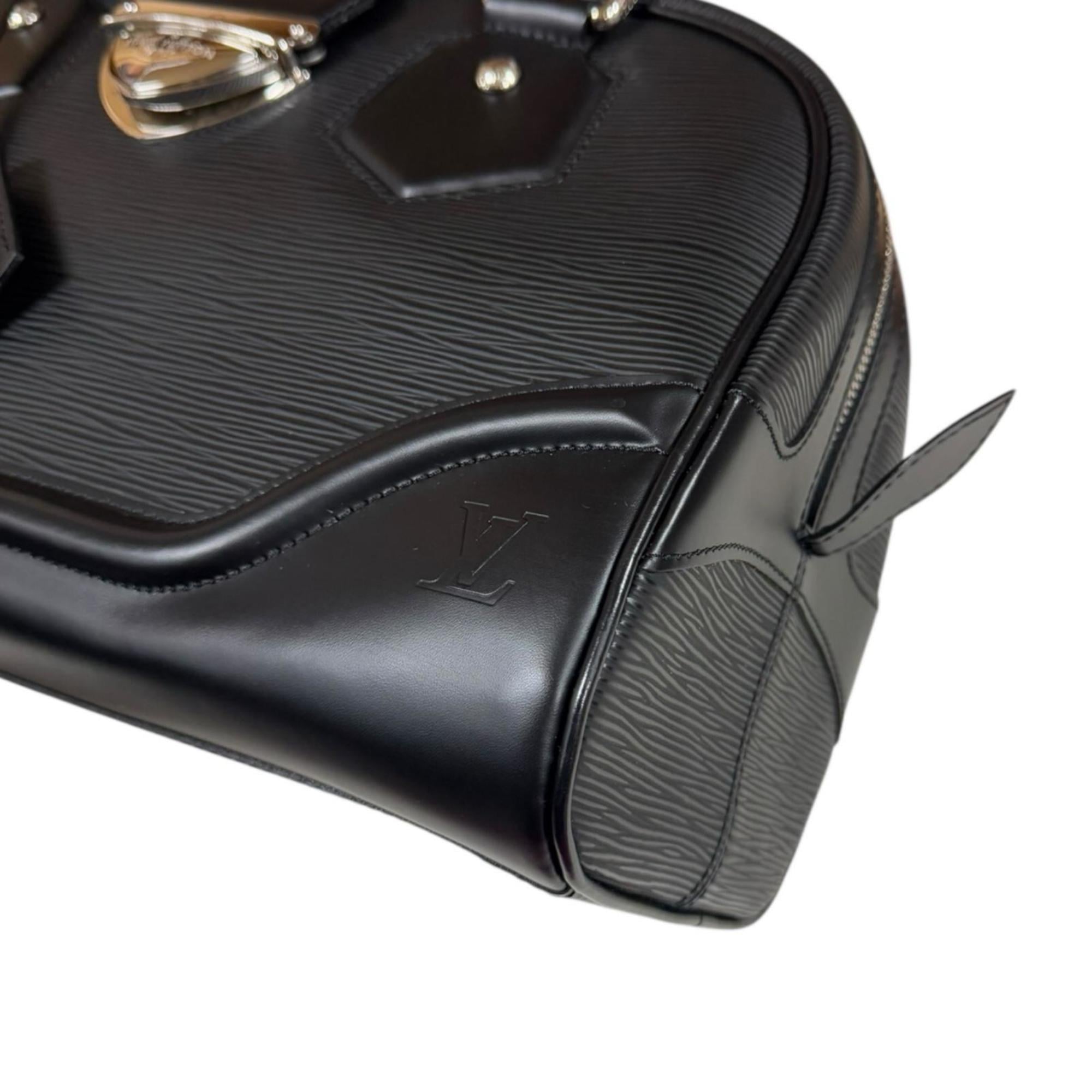 Louis Vuitton Black Epi Leather Handbag