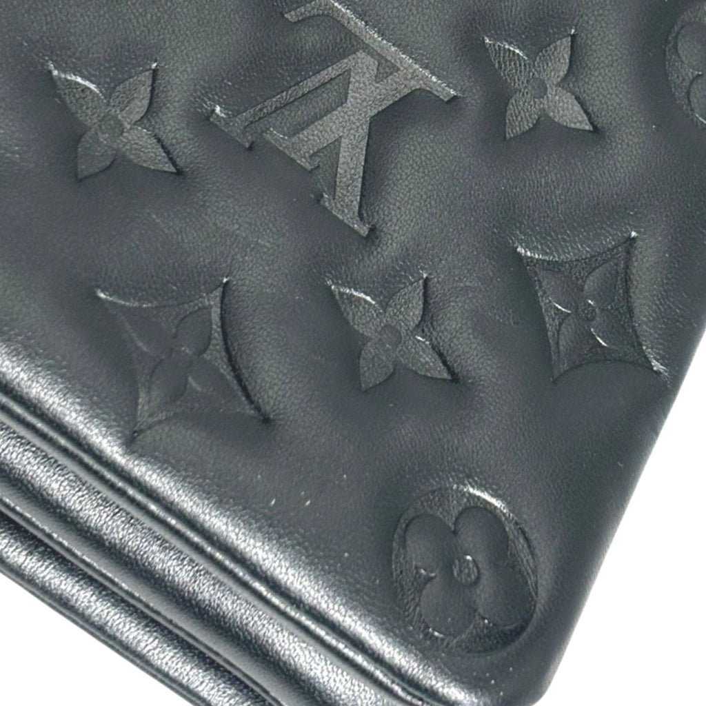 Louis Vuitton Black Leather Pochette Shoulder Bag