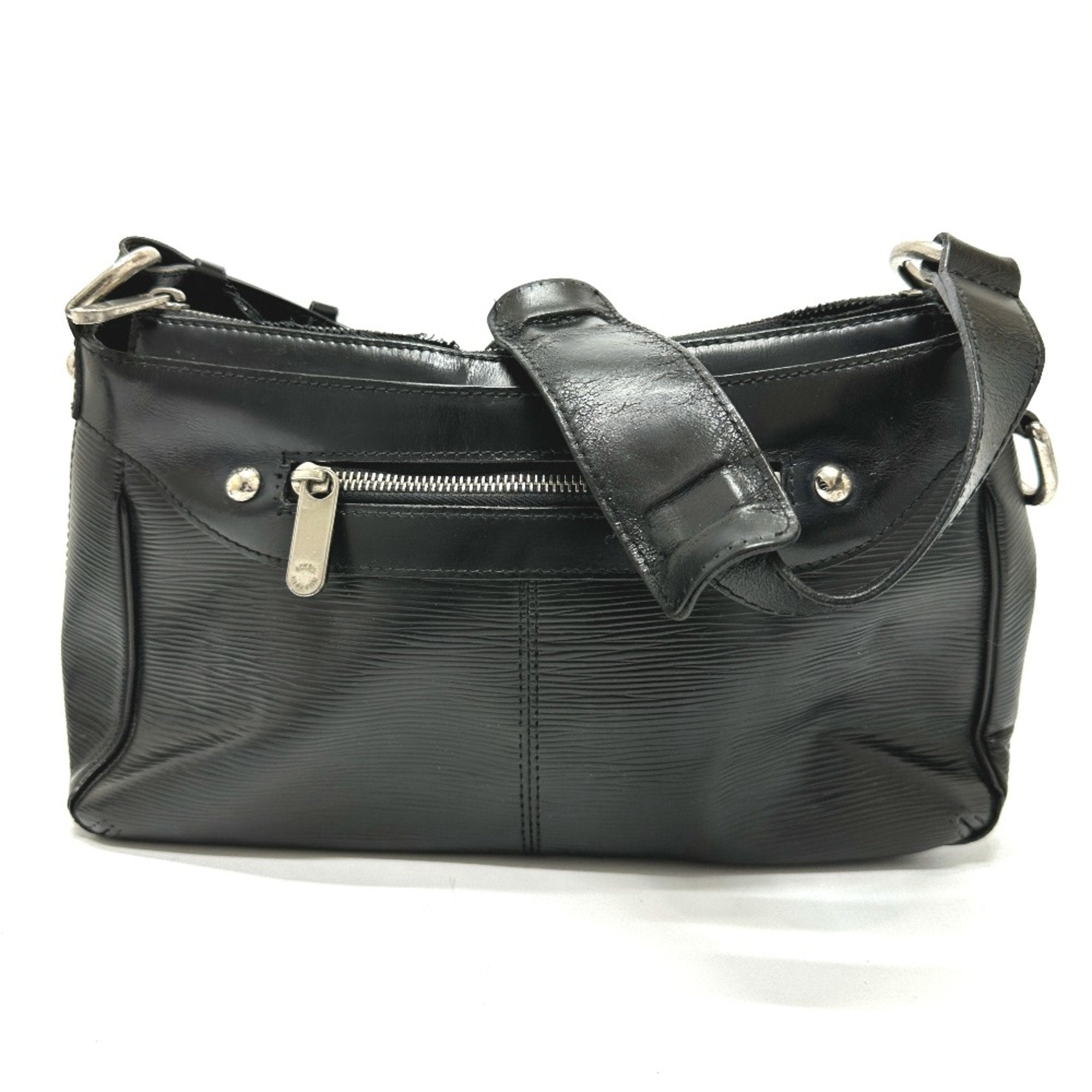 Louis Vuitton Black Leather Handbag