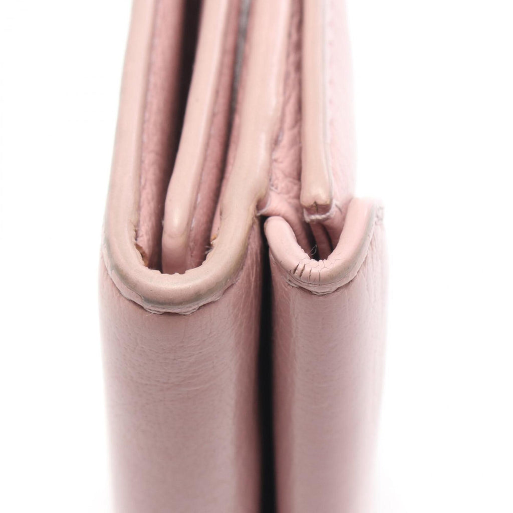 Balenciaga Pink Leather Wallet (Tri-Fold)