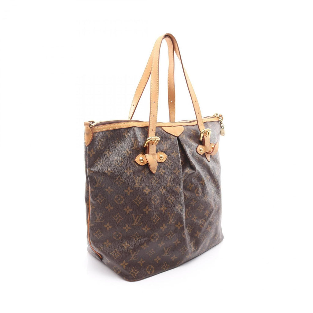 Louis Vuitton Brown Pvc Coated Canvas Leather Shoulder Bag