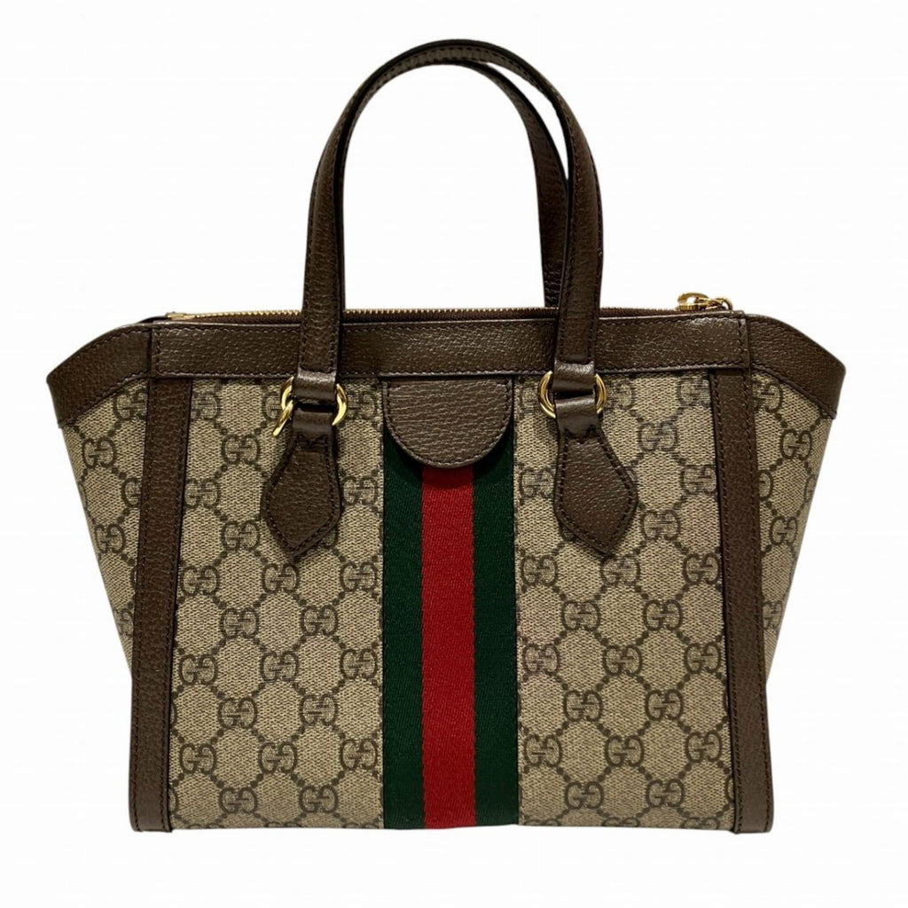 Gucci Brown Pvc Leather Handbag (Pre-Owned)