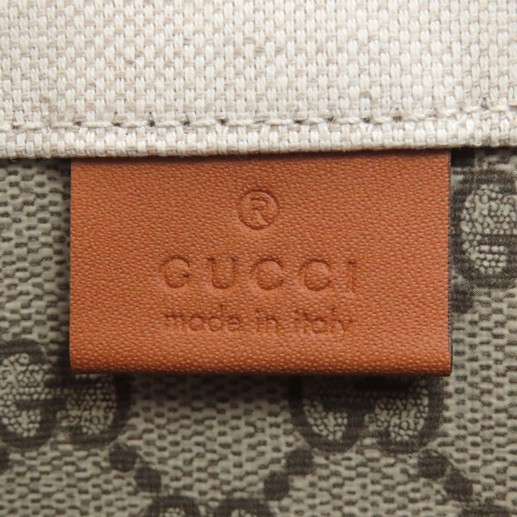 Gucci Beige Brown Canvas Handbag Pouch (Pre-Owned)