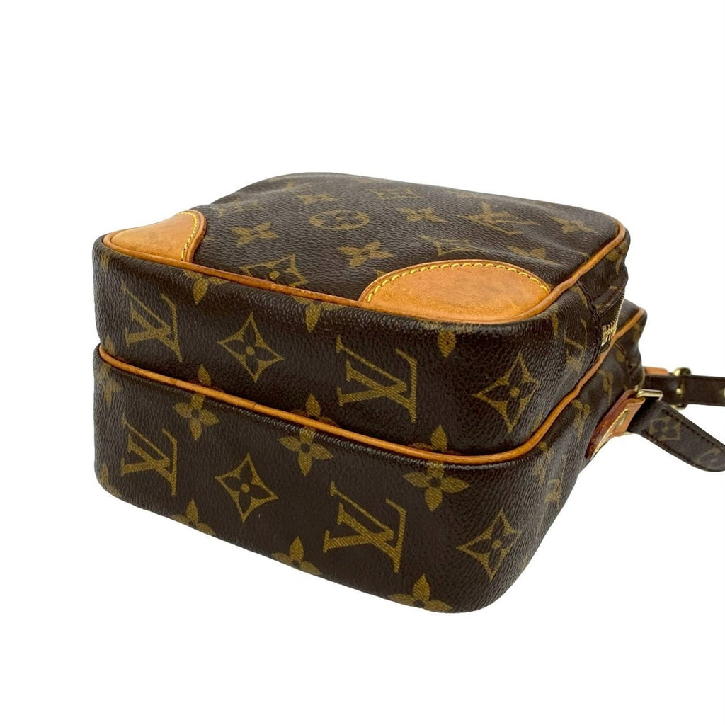 Louis Vuitton Brown Leather Pvc Pochette Shoulder Bag