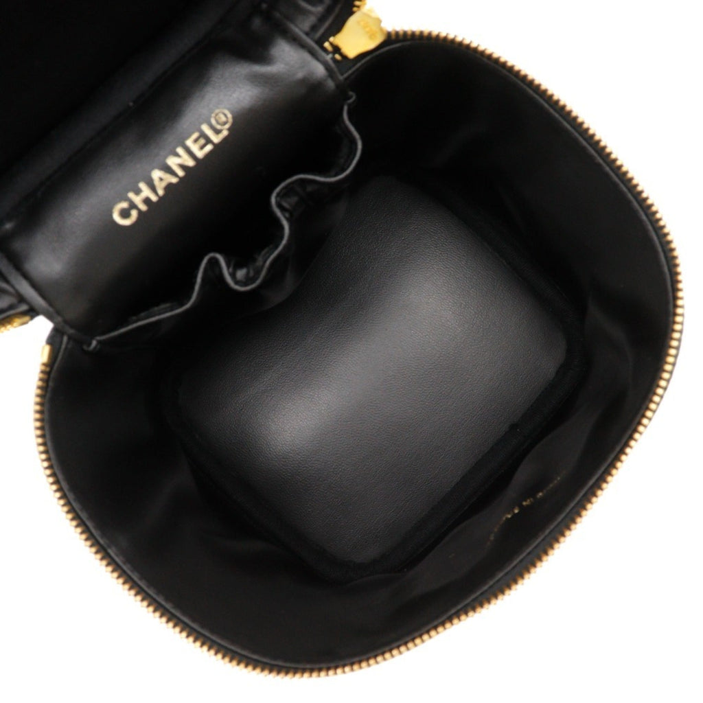 Chanel Caviar Skin Black Caviar Leather Handbag