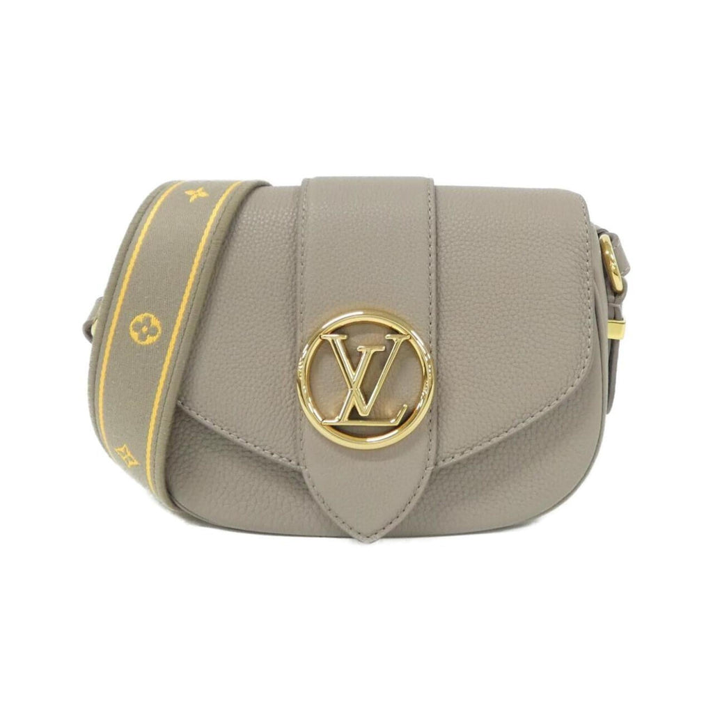Louis Vuitton Gris Leather Shoulder Bag