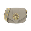 Louis Vuitton Gris Leather Shoulder Bag