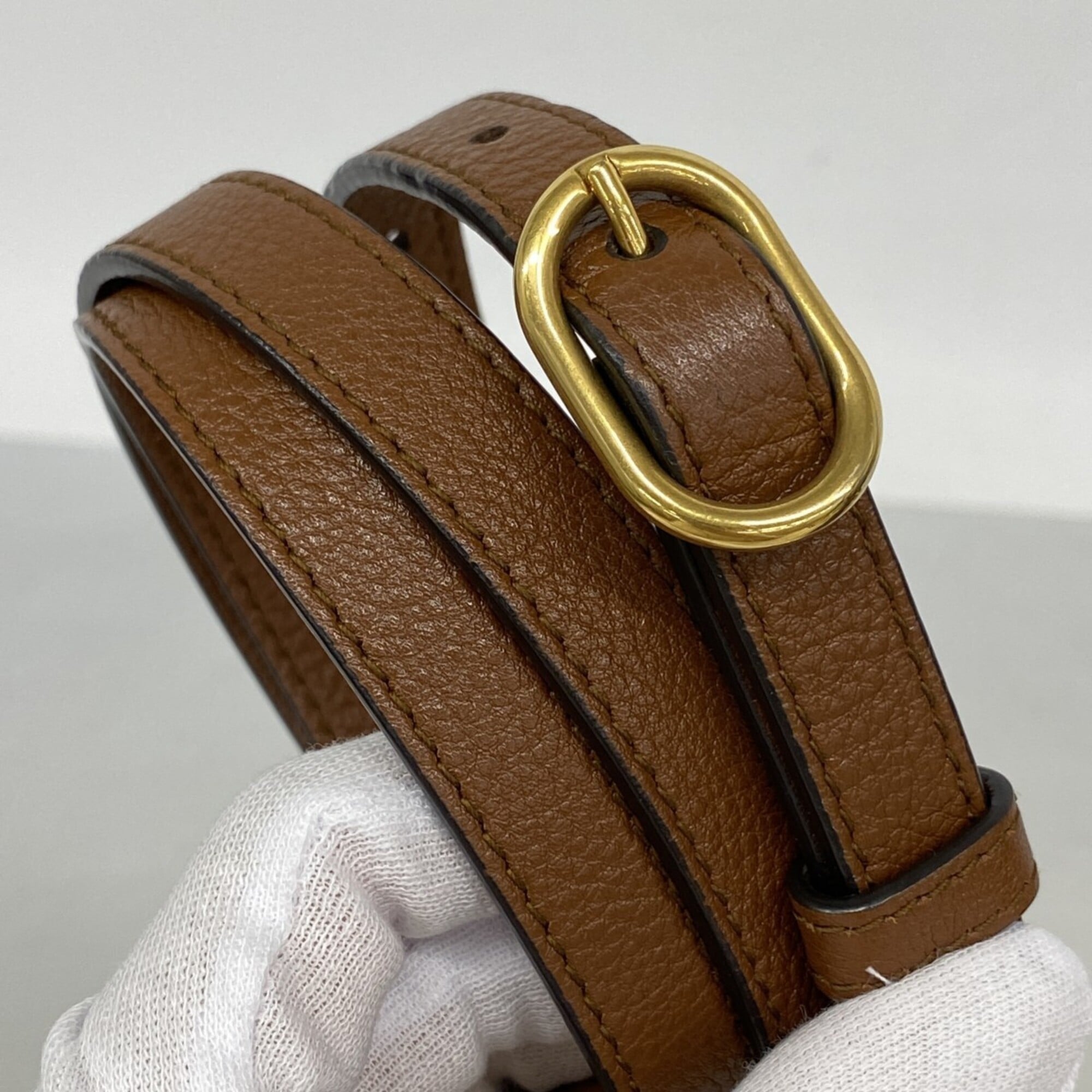 Gucci Brown Leather Handbag (Pre-Owned)