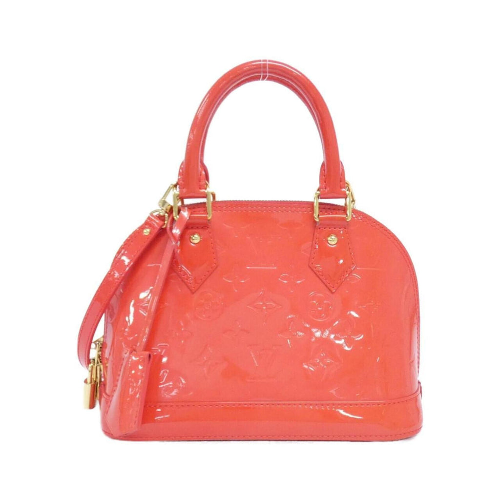 Louis Vuitton Vernis Rouge Grenadine Leather Handbag