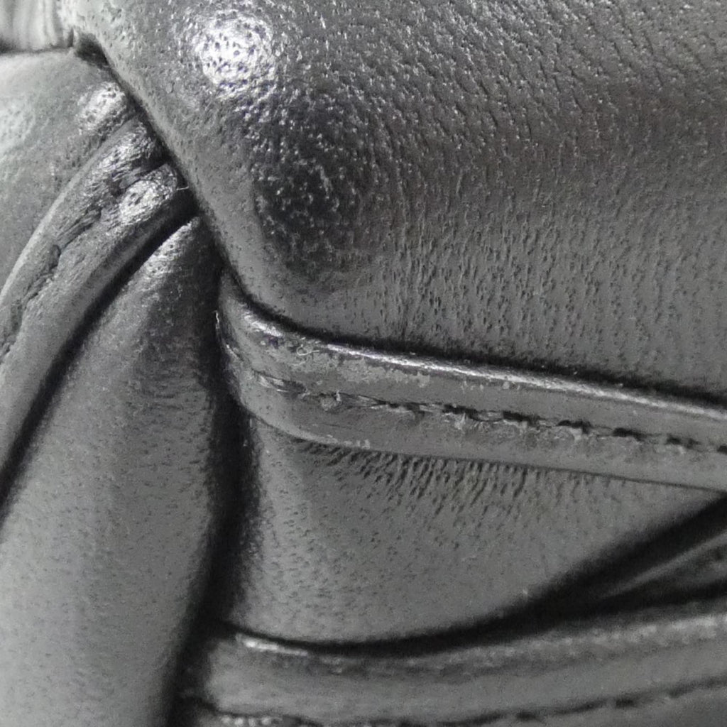 Louis Vuitton Black Leather Shoulder Bag