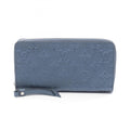 Louis Vuitton Blue Monogram Empreinte Long Wallet