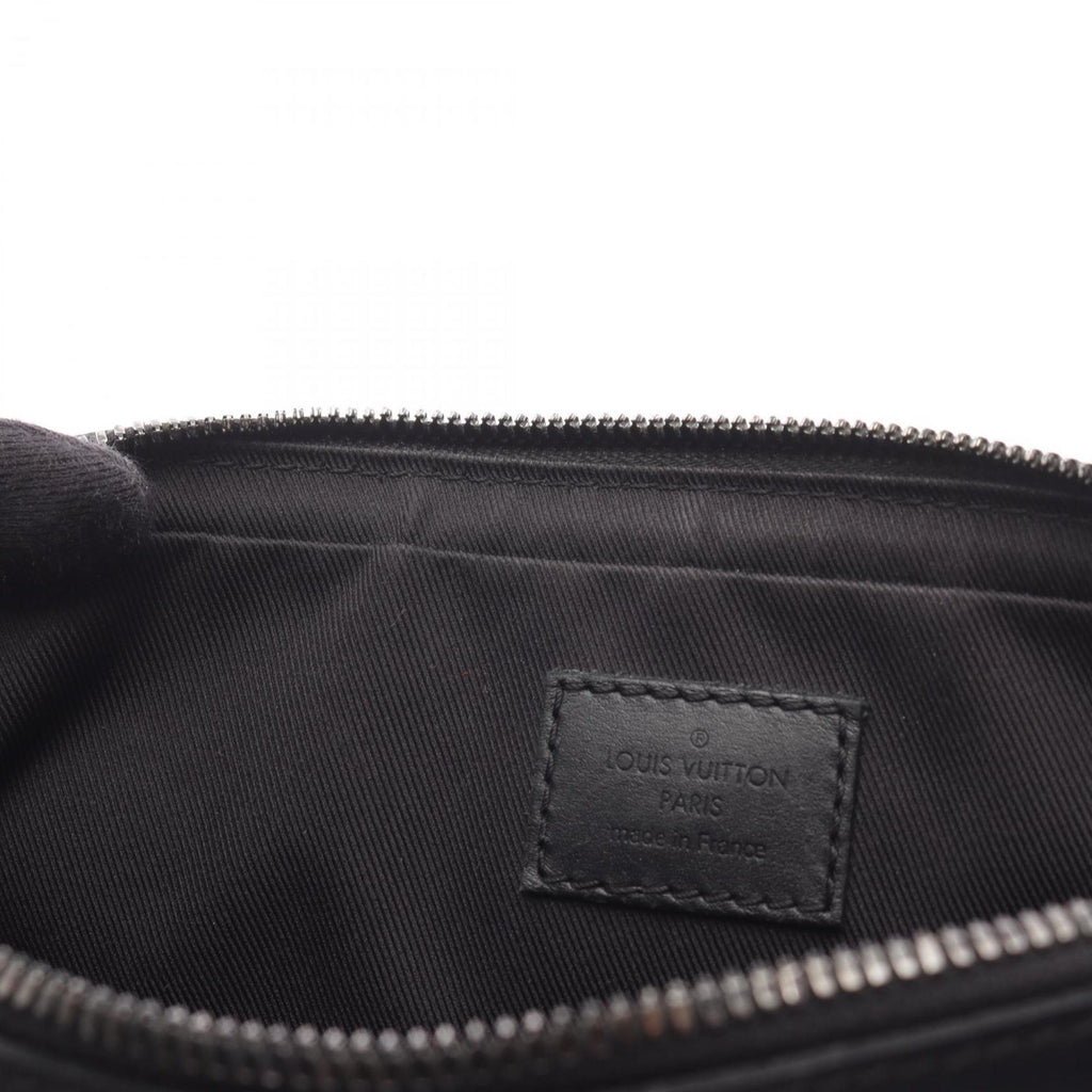 Louis Vuitton Black Brown Monogram Macassar Purple Coated Canvas Shoulder Bag